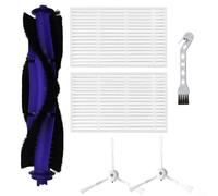 Gettimore Ensemble complet de rechange pour aspirateur robot Narwal pour Freo S Brosse principale, brosses latérales, filtres pour enlever la poussière, la saleté, les poils d'animaux