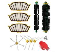 Gettimore Ensemble d'accessoires pour aspirateur 500 505 510 530 531 532 534 535 avec brosse principale, 3 brosses latérales, 3 filtres et nettoyage