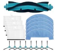 Gettimore Ensemble d'accessoires pour robot Ultenic D10 pour aspirateur, comprend pour brosse principale, brosses latérales, filtres, serpillères, 8 brosses latérales, 5 serpillères (B)