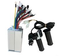 Gettimore Ensemble de contrôleurs de vélo électrique 500 W avec écran LCD et guidon d'accélérateur pour moteurs sans balais 36 V/48 V/64 V/72 V (36 V 48 V)