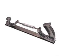 Gettimore Ensemble de limes réglables en tôle avec pince rotative pour façonner et lisser les surfaces planes, cadre en alliage 2 pièces et lime à dents moyennes pour travail du métal