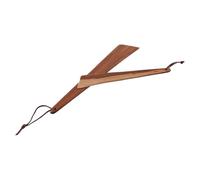 Gettimore Ensemble de spatules en bois de teck rustique, durables et polies à la main, pour gratter, retourner et servir, surface lisse antiadhésive pour protéger les ustensiles de cuisine, facile à