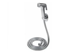 Gettimore Ensemble pulvérisateur de bidet chromé avec pommeau de douche hygiénique et tuyau de 1,5 m, ABS et acier inoxydable Shattaf pour salle de bain ou animal domestique