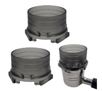 Gettimore Entonnoir porte-filtre pour De'Longhi ES601 ES501, outil de dosage PCTG pour une distribution uniforme du café, design anti-éclaboussures, 1 ou 2 pièces
