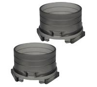 Gettimore Entonnoir porte-filtre pour modèles De'Longhi ES601 ES501, matériau PCTG, design anti-éclaboussures, distribution uniforme du café, lot de 1 ou 2