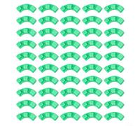 Gettimore Entraînez vos plantes avec des clips à 90 degrés, design sans danger pour un soutien doux et une meilleure exposition à la lumière (vert)