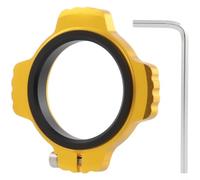 Gettimore Entretoise de manivelle en alliage d'aluminium pour DUB, ajusteur d'écart de pédalier pour rondelle 29 mm, axe 48,3 mm OD, épaisseur de 7,4 à 11,7 mm pour pièce de réparation de vélo (A-Or)