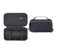 Gettimore Étui de transport étanche en cuir PU pour DJI Osmo Action 6, étui de voyage portable avec bandoulière réglable, compact et élégant noir
