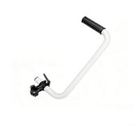 Gettimore Extension de poignée de tondeuse | Alliage d'aluminium léger | Tige réglable de 41,9 cm pour un aménagement paysager confortable (blanc)