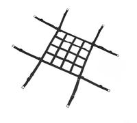 Gettimore Filet d'insertion réglable pour pot de fleurs, système de corde de levage léger avec crochets pour grands pots de fleurs, facile à installer