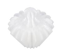 Gettimore Filtre à café PETG transparent avec 20 nervures pour une presse à papier filtrante sécurisée et un flux d'eau chaude stable, compatible avec les tasses filtrantes origami, léger et portable