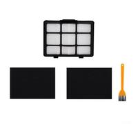 Gettimore Filtres de rechange pour aspirateur traîneau EUREKA NEN170 avec sac, HEPA lavable et kit d'éponge d'entrée (4 pièces)