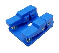 Gettimore Fixation de soudage avec support de serrage réglable pour fil de 0,3 à 8 mm, design double clip et poignée antidérapante Bleu