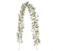 Gettimore Fleur d'haleine artificielle au toucher réaliste 175 cm en plastique pour intérieur ou extérieur, fête de mariage, maison, jardin, décoration de table, guirlande de centre de table réaliste