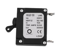 Gettimore Générateur de disjoncteur 10A 230V AC pour 168F/170F 2-3kW Interrupteur d'alimentation triphasé Compatible avec les générateurs de moteur agricole, pêche, élevage, aquaculture, foresterie