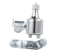 Gettimore Générateur de dynamo de vélo 12 V 6 W Mécanisme de friction pour phare avant et feu arrière Convient pour le cyclisme de nuit Noir