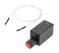 Gettimore Générateur d'étincelles électronique à impulsion avec câble résistant à la chaleur de 500 mm pour cheminées à gaz, barbecues et chauffages de terrasse