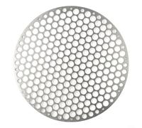 Gettimore Grille de cuisson ronde en acier inoxydable pour barbecue, grille de cuisson en carbone, grille de cuisson à vapeur pour pique-nique, cuisine en plein air, refroidissement et drainage (20 cm