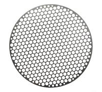 Gettimore Grille de cuisson ronde en acier inoxydable pour barbecue, grille de cuisson en carbone, grille à vapeur pour pique-nique, cuisine en plein air, refroidissement et drainage (26 cm)