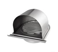 Gettimore Hotte d'aération étanche en acier inoxydable pour couvercle de sortie d'air mural, extracteur d'échappement de 100 mm/150 mm avec une meilleure circulation de l'air et des performances de