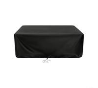 Gettimore Housse de barbecue noire 210D pour plaque de cuisson, résistante à la poussière et aux intempéries, protection extérieure (71,1 x 53,3 x 44,5 cm)