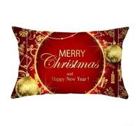 Gettimore Housse de coussin flocon de neige pour canapé, lit, arbre de Noël, peau de pêche