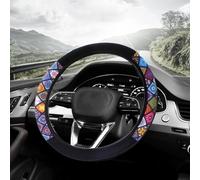 Gettimore Housse de volant pour voiture - En néoprène - 38 cm x 8,5 cm - Élastique pour une conduite en douceur