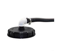 Gettimore IBC DN150 Couvercle de récipient avec tuyau en spirale de 25 x 32 mm et kit de connexion complet pour machine de remplissage automatique Construction en plastique pour applications de