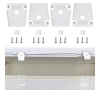 Gettimore Igloo Kit de verrouillage de rechange pour refroidisseur de 50 à 165 litres, pour usage intensif en plastique, installation, comprend loquet, poteau et vis