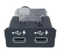 Gettimore Interface USB double tête 84105A57B32 pour BMW Série 7 X2 X4 M8 i4 iX3 pour Mini Clubman Countryman Adaptateur audio de voiture