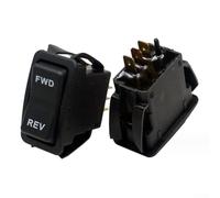 Gettimore Interrupteur à bascule avant pour voiturettes de golf électriques EZGO TXT PDS, remplace 74312-G01 74323-G01, 20 A 12 VDC, noir