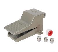 Gettimore Interrupteur à pied pneumatique 4F210-08L avec serrure, corps de valve en alliage d'aluminium, résistance à la pression de 1,5 MPa, pour machines industrielles et applications mécaniques