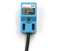 Gettimore Interrupteur de capteur de proximité inductif SN04-N, distance de détection 4 mm, sortie 6-36 V CC NPN avec indicateur LED, IP67 pour résistance à la poussière et à l'eau, boîtier en résine