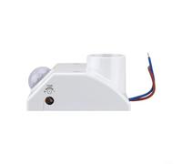 Gettimore Interrupteur de capteur infrarouge humain avec base E27, pour contrôle automatique de la lumière, pour couloir, escalier, garage, compatible avec ampoules LED et incandescentes