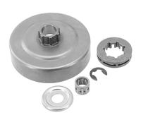 Gettimore Jante de pignon de tambour d'embrayage pour tronçonneuse Stihl 026 M 40 M 60 PRO M 70, pas de 0,325" 7 dents avec trou intérieur de 19 mm et roulement à aiguilles