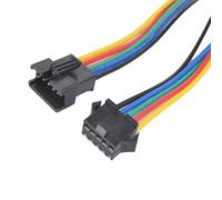 Gettimore JST Sfor M 2/3/5 broches pour connecteur de fil mâle vers femelle adaptateur de câble pour barre lumineuse LED, bande, rondelle murale, lumière souterraine - 5 paires, 22 AWG, cuivre étamé