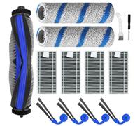 Gettimore Kit brosse principale et rouleau de nettoyage pour ECOVACS Deebot X11, OmniCyclone, X11 Pro, X11 Famille | Comprend 1 brosse principale, 2 rouleaux antibactériens, 4 brosses latérales, 4