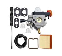 Gettimore Kit carburateur pour débroussailleuse Stihl FS131 FS131R FS311 KM131 HT131 HT132 HT133 HT134 HT135 avec filtre à air, joints, filtre à carburant, bougie d'allumage et tournevis