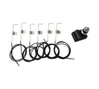 Gettimore Kit d'allumage 6 sorties avec bouton poussoir générateur d'étincelles pour Nexgrill 720-0888N 720-0888S 720-0882A Pièces de barbecue