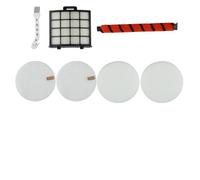Gettimore Kit de brosse filtrante de rechange compatible avec les aspirateurs Shark PZ1000UK/T PZ1000, comprend 2 ensembles de filtres en mousse et feutre, filtre post-moteur, brosse principale et