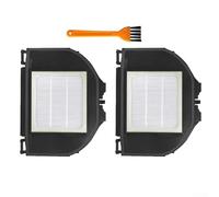 Gettimore Kit de filtres de rechange pour aspirateur robot Shark RV2310AE/AV2310 Matrix, 2 filtres + 1 brosse de nettoyage