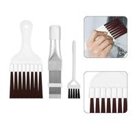 Gettimore Kit de nettoyage 3 pièces pour sèche-linge avec peigne à ailettes et brosses souples pour climatisation, condensateurs, réfrigérateurs