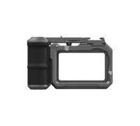 Gettimore Kit de photographie de rue pour DJI Osmo Action 6, cadre cage en alliage d'aluminium avec poignée, support métallique compact pour une meilleure stabilité, noir et gris