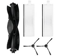 Gettimore Kit de pièces de rechange compatible avec aspirateur robot Shark RV2610WA RV2620WA RV2410WD AV2610WA AI Ultra 2 en 1, comprend 4 filtres, 4 chiffons, 4 brosses latérales et 1 brosse de