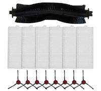 Gettimore Kit de pièces de rechange pour aspirateur robot Laresar Mars01 et Lubluelu : rouleau principal, brosses latérales, filtres