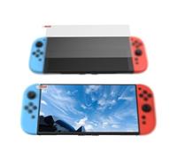 Gettimore Kit de protection pour Nintendo Switch 2 avec protecteur d'écran en verre trempé, boîte de cartes de jeu et housse de protection en gris