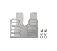 Gettimore Kit de support de moteur de rôtissoire coulissant en acier inoxydable de 7,6 cm, support de rôtissoire pour barbecue résistant à la chaleur avec installation facile