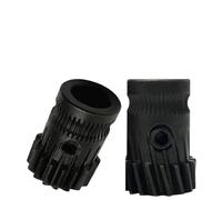 Gettimore Kit d'engrenage pour extrudeuses métalliques V1/V2 et Sherpa, lot de 2 engrenages en acier trempé, 30 x 20 x 20 mm, noir