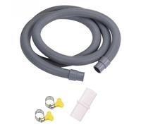 Gettimore Kit d'extension de tuyau de vidange pour machine à laver et lave-vaisselle, 1,5 M2 M3M, matériau PP, compatible avec les marques
