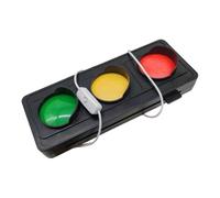 Gettimore Lampe décorative de signalisation sociale, alimentation USB, indicateur d'état de mise au point et d'intimité, montage facile de bureau ou décoration murale, noir